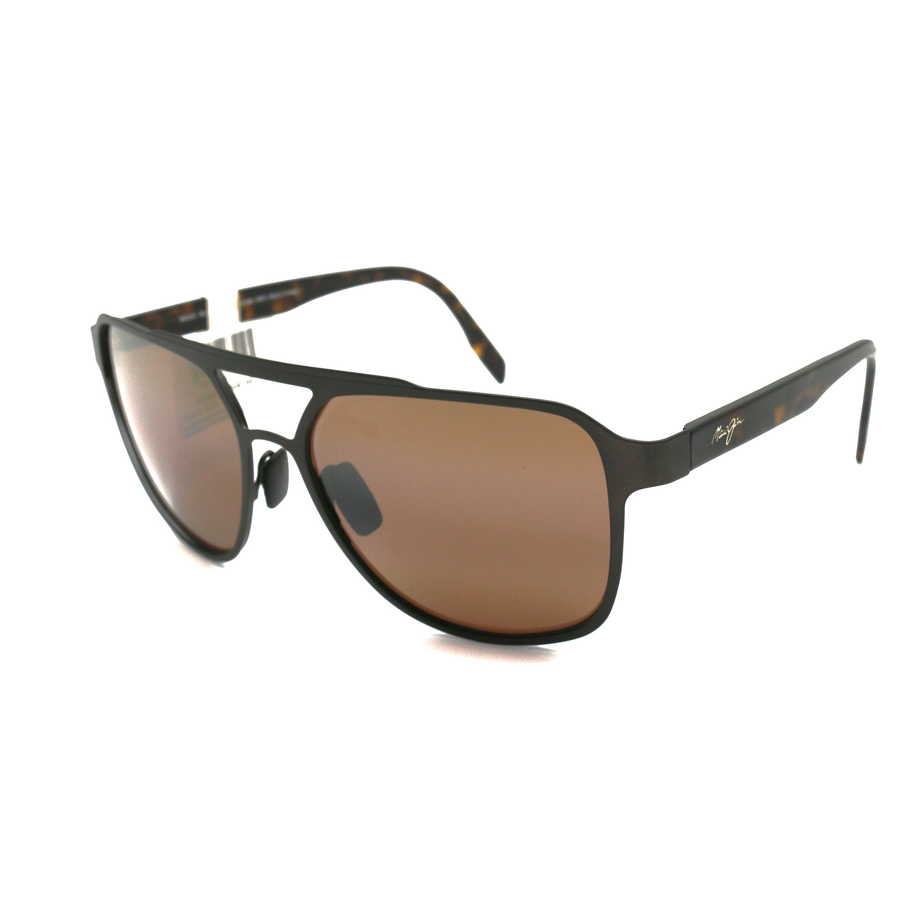 Maui Jim Polarized Sunglasses - 2nd Reef Brushed Chocolate / HCL Bronze