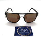 Maui Jim Polarized Sunglasses - 2nd Reef Brushed Chocolate / HCL Bronze