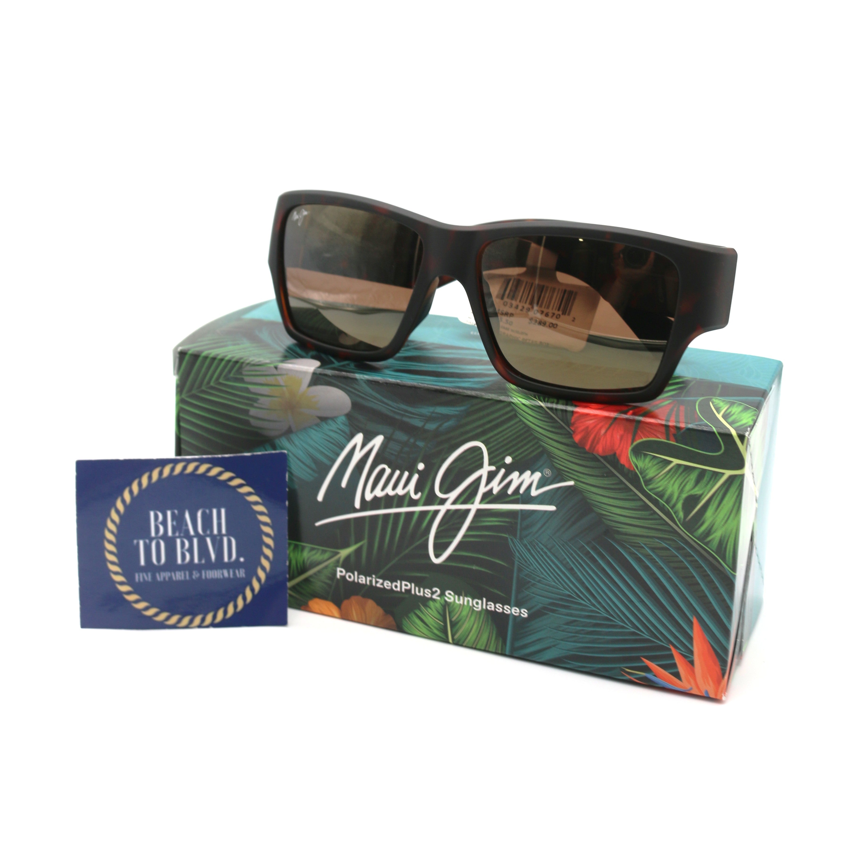 Maui Jim Ka'olu Polarized Sunglasses - Matte Dark Havana/HCL Bronze