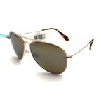 Maui Jim Sunglasses Mavericks Readers - Gold Frame with Bronze HCL Lens - 2.5x - BeachToBlvd
