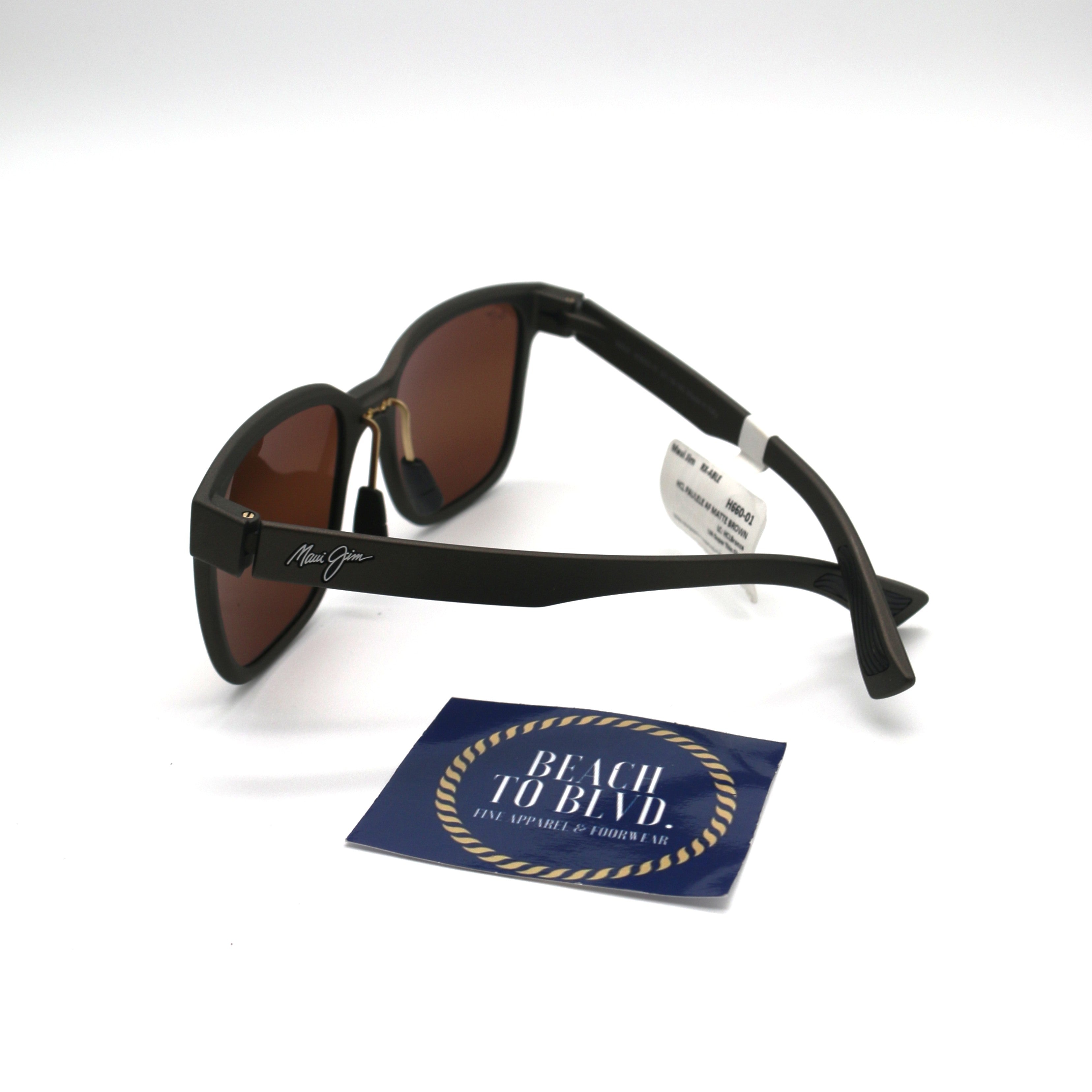 Maui Jim Sunglasses Paulene AF - Matte Brown / HCL Bronze