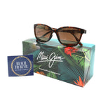 Maui Jim Honi Polarized Sunglasses - Shiny Dark Havana/HCL Bronze