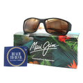 Maui Jim Local Kine Polarized Sunglasses -  Matte Dark Transparent Brown/ HCL Bronze