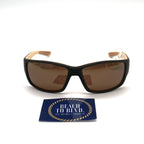 Maui Jim Local Kine Polarized Sunglasses -  Matte Dark Transparent Brown/ HCL Bronze