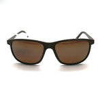 Maui Jim Lele Kawa Polarized Sunglasses - Brown Stripe/HCL Bronze