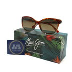 Maui Jim 'Olu 'Olu Polarized Sunglasses -Tortoise with Tan/HCL Bronze