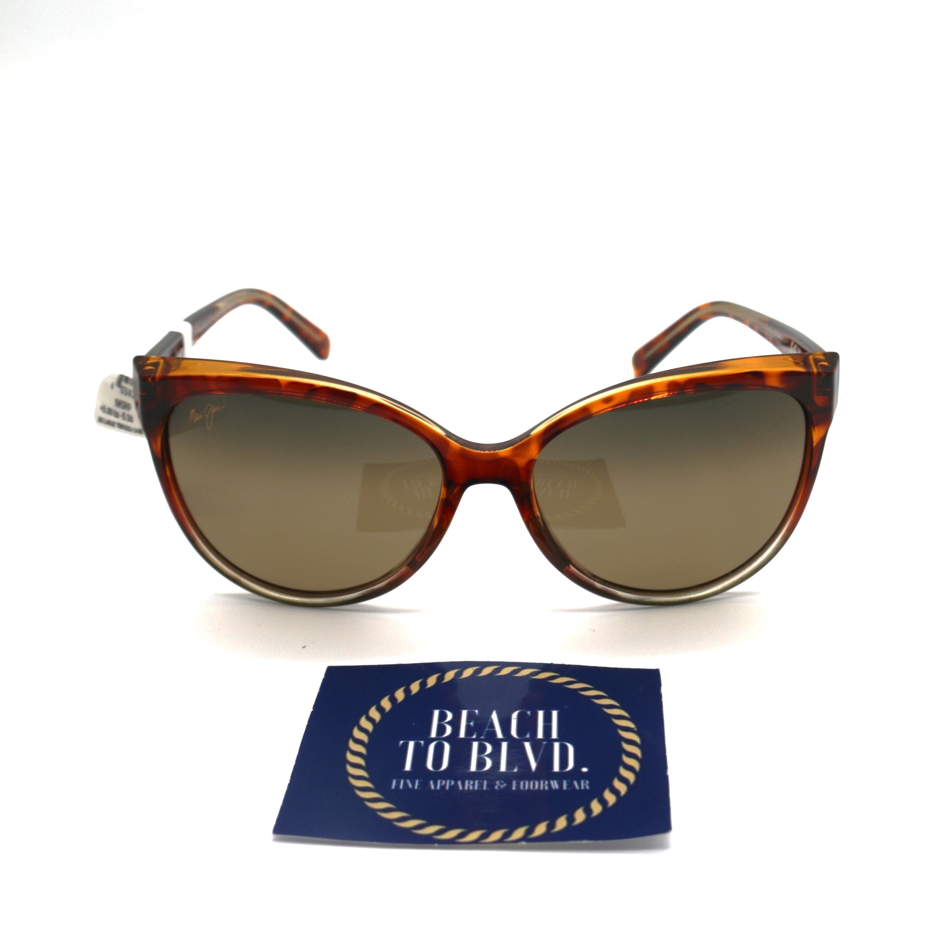 Maui Jim 'Olu 'Olu Polarized Sunglasses -Tortoise with Tan/HCL Bronze