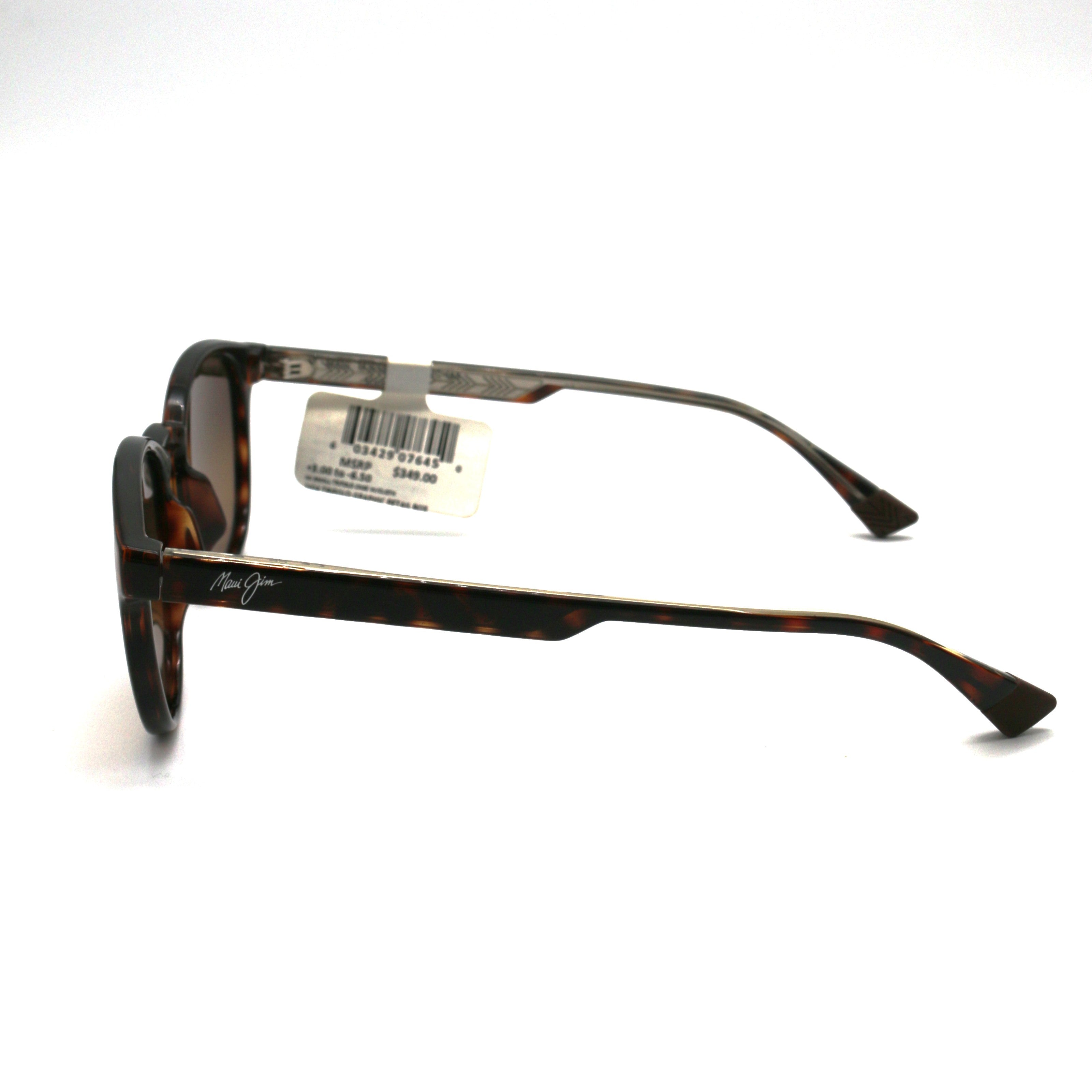 Maui Jim Hiehie Polarized Sunglasses -Dark Havana/Trans Yellow