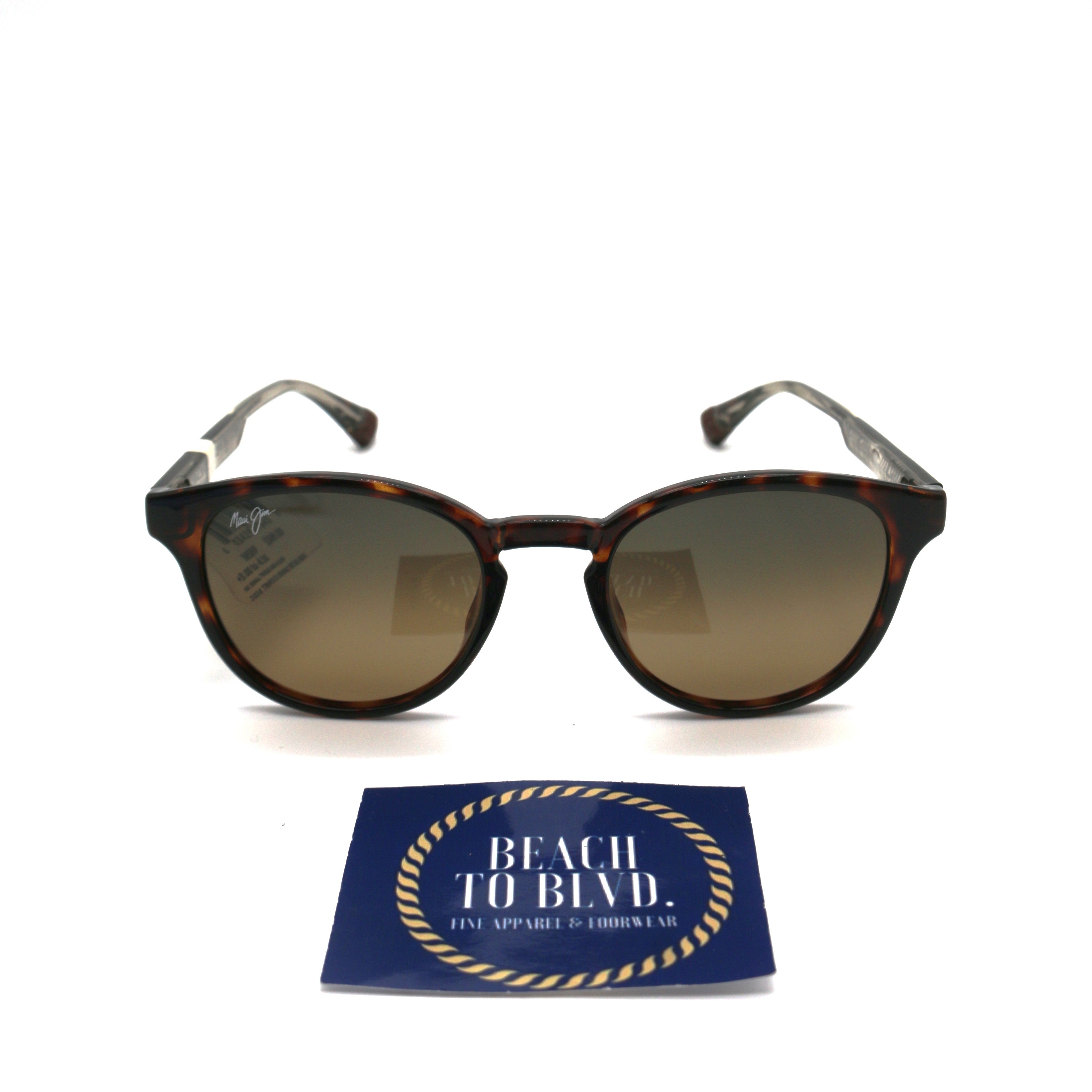 Maui Jim Hiehie Polarized Sunglasses -Dark Havana/Trans Yellow