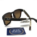 Maui Jim Maluhia Polarized Sunglasses - Shiny Dark Havana/HCL Bronze