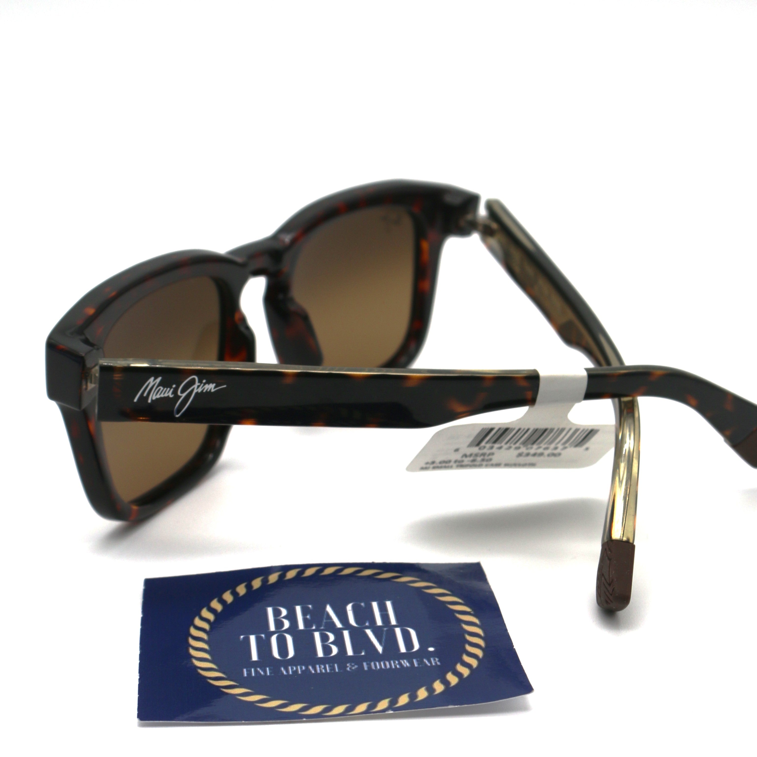Maui Jim Maluhia Polarized Sunglasses - Shiny Dark Havana/HCL Bronze