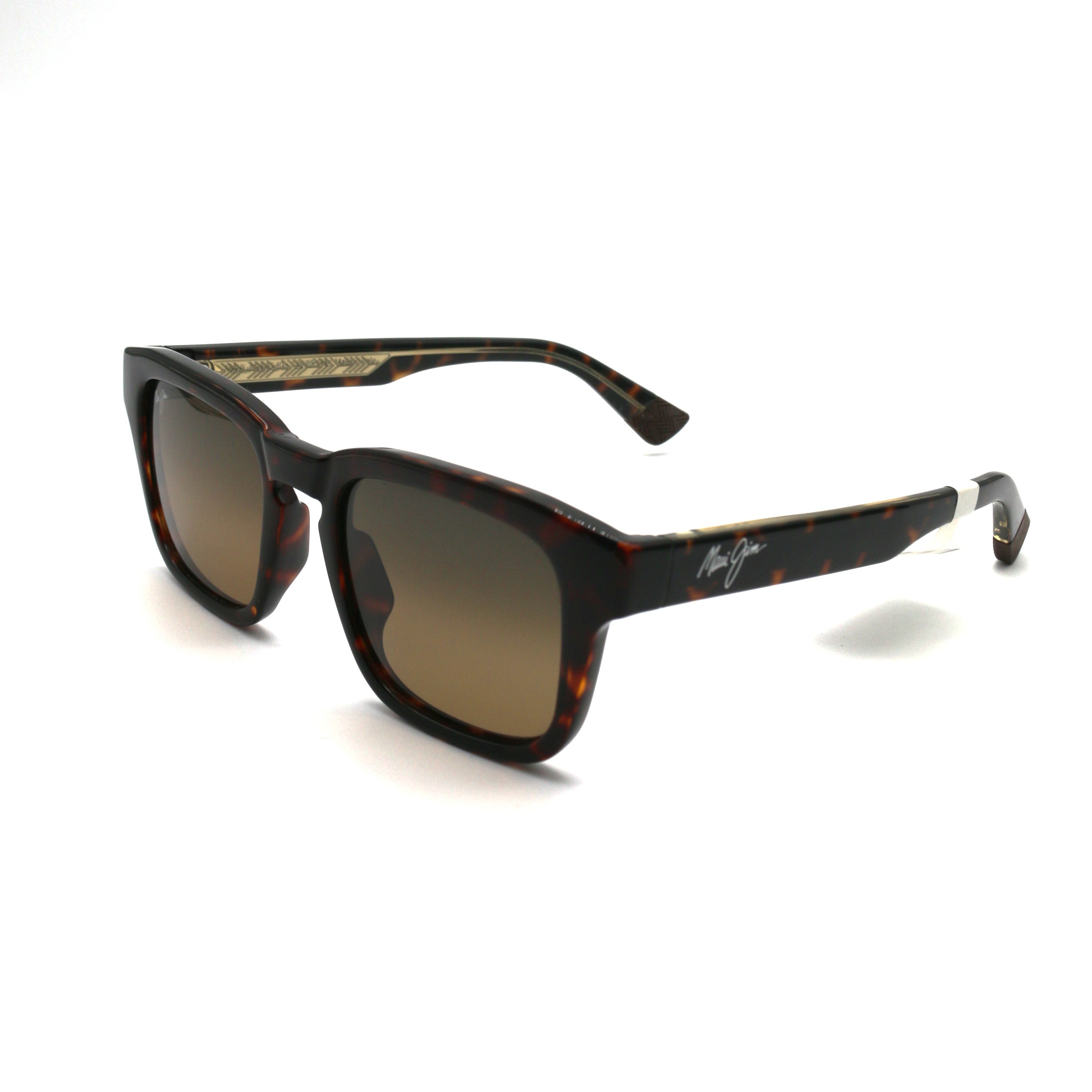 Maui Jim Maluhia Polarized Sunglasses - Shiny Dark Havana/HCL Bronze