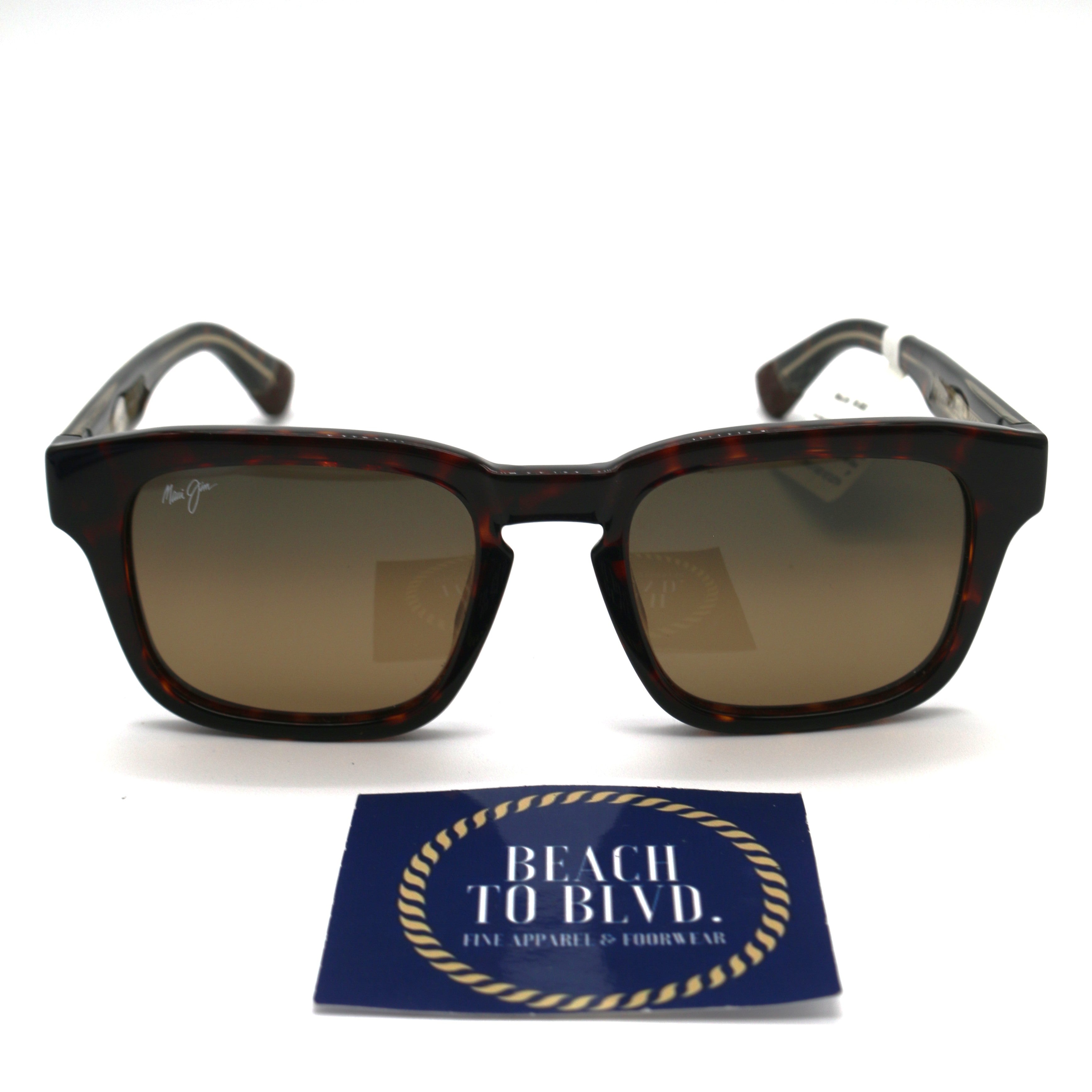 Maui Jim Maluhia Polarized Sunglasses - Shiny Dark Havana/HCL Bronze