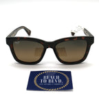 Maui Jim Hanohano Polarized Sunglasses - Shiny Dark Havana/HCL Bronze