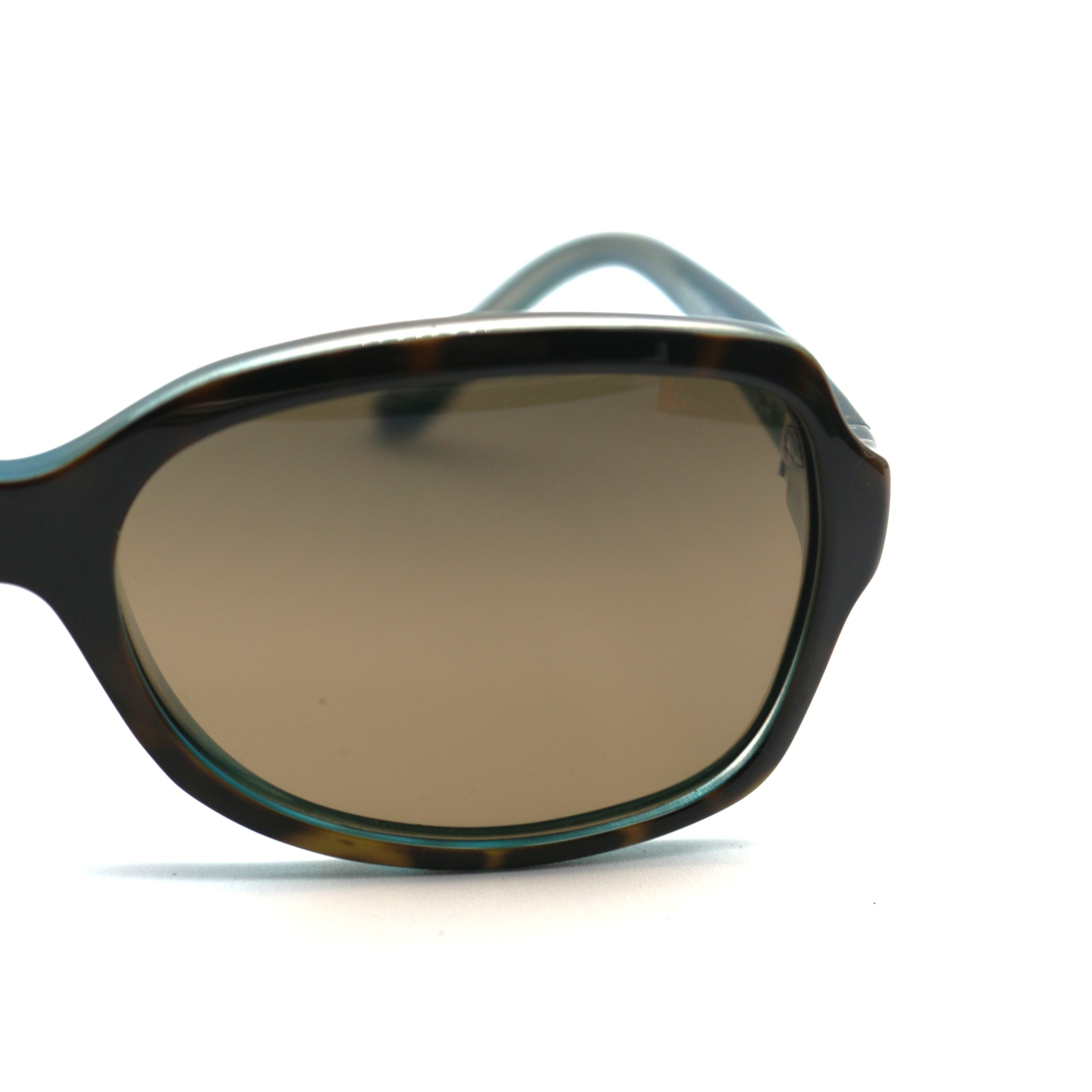 Maui Jim Cloud Break Polarized Sunglasses - TortoiseFrame  with Peacock Blue HCL Lens