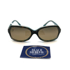 Maui Jim Cloud Break Polarized Sunglasses - TortoiseFrame  with Peacock Blue HCL Lens