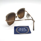 Maui Jim Violet Lake Polarized Sunglasses - Transparent Taupe With Gold / HCL Bronze Lens