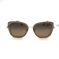 Maui Jim Violet Lake Polarized Sunglasses - Transparent Taupe With Gold / HCL Bronze Lens