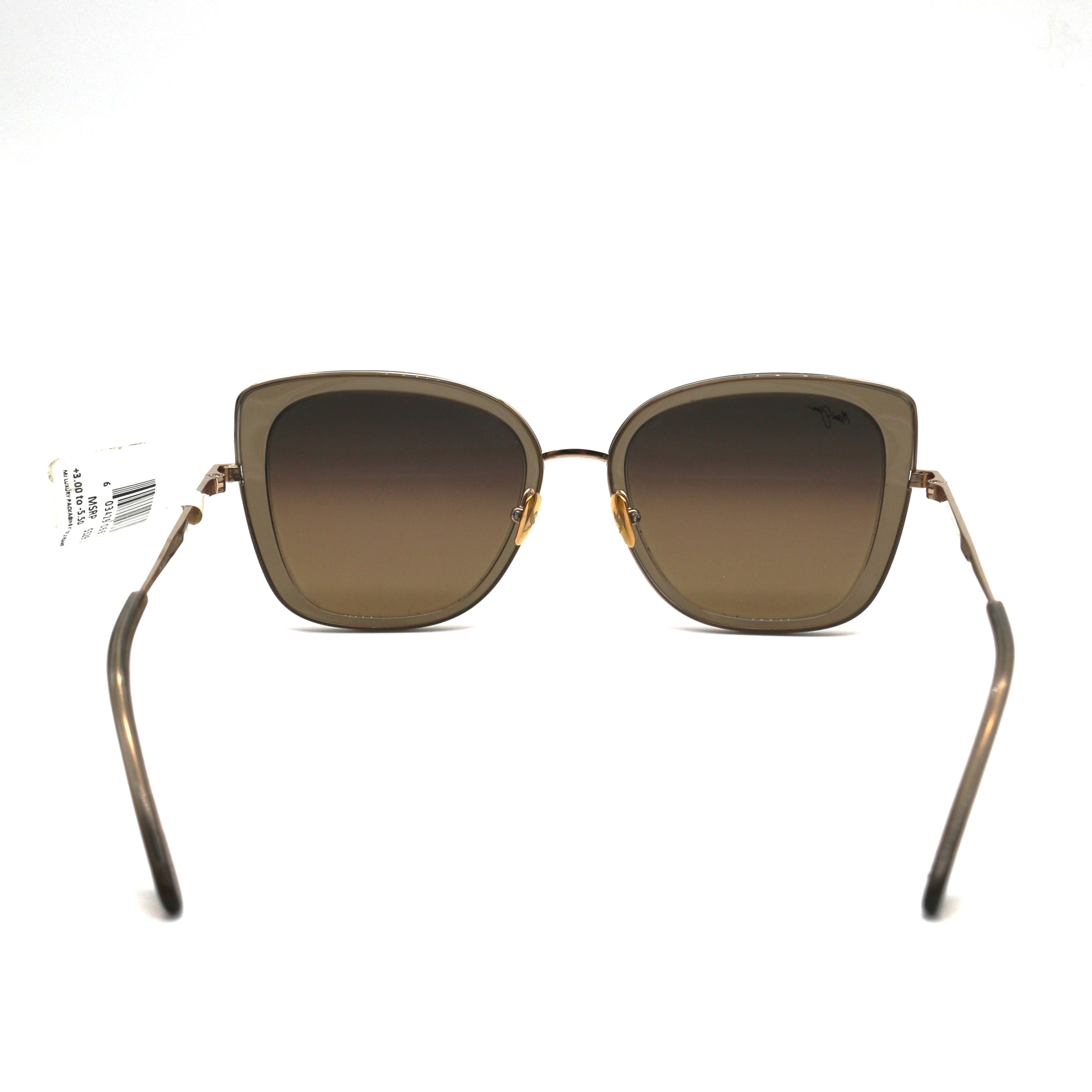 Maui Jim Violet Lake Polarized Sunglasses - Transparent Taupe With Gold / HCL Bronze Lens