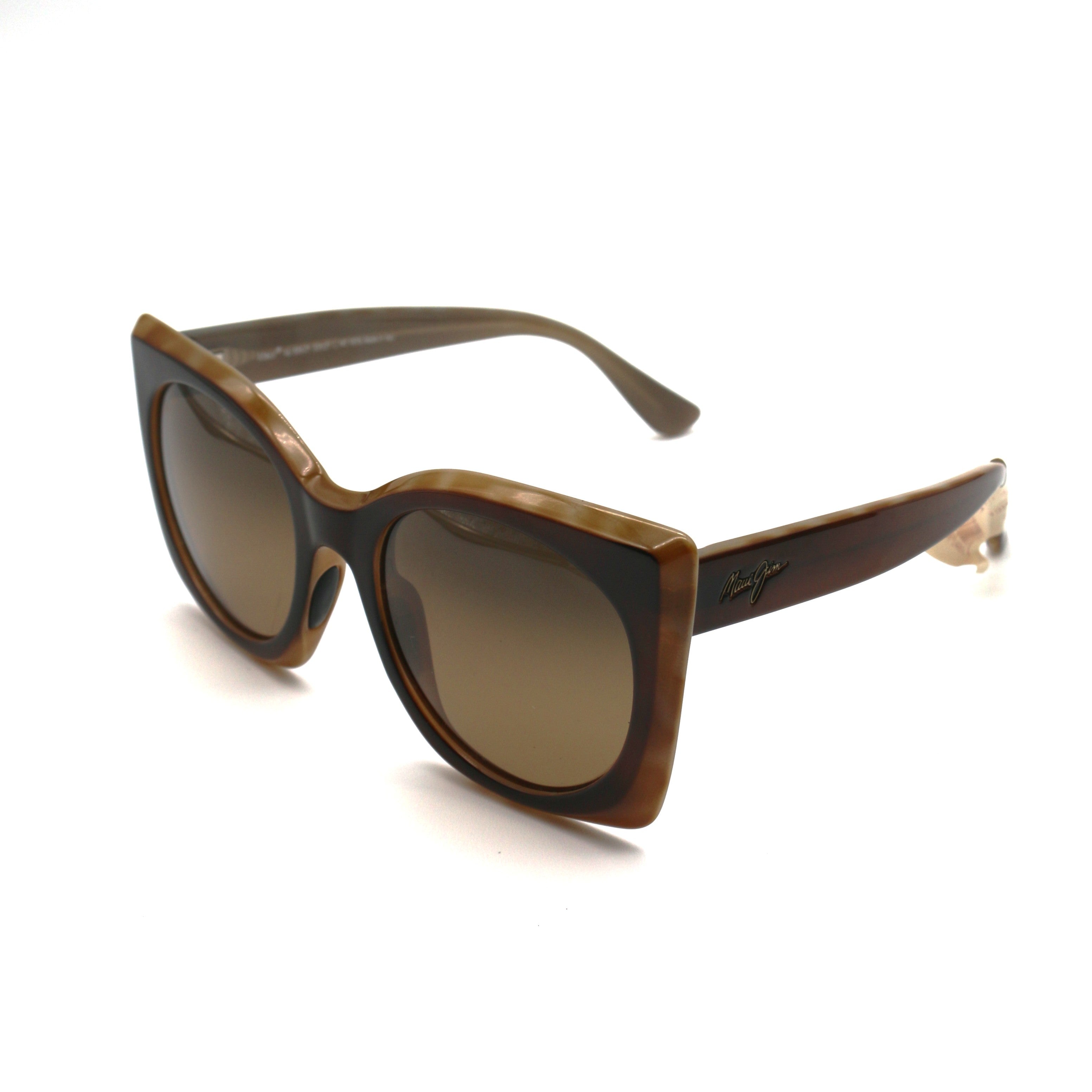 Maui Jim Sunglasses Pakalana - Chocolate W/Tortoise Int Frame - Bronze Lens