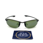 Maui Jim Makaha 2.0 Readers Polarized Sunglasses - Translucent Smoke Grey/Maui HT