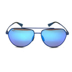 Maui Jim Waiwai Polarized Sunglasses - Matte Transparent Blue / Blue Hawaii