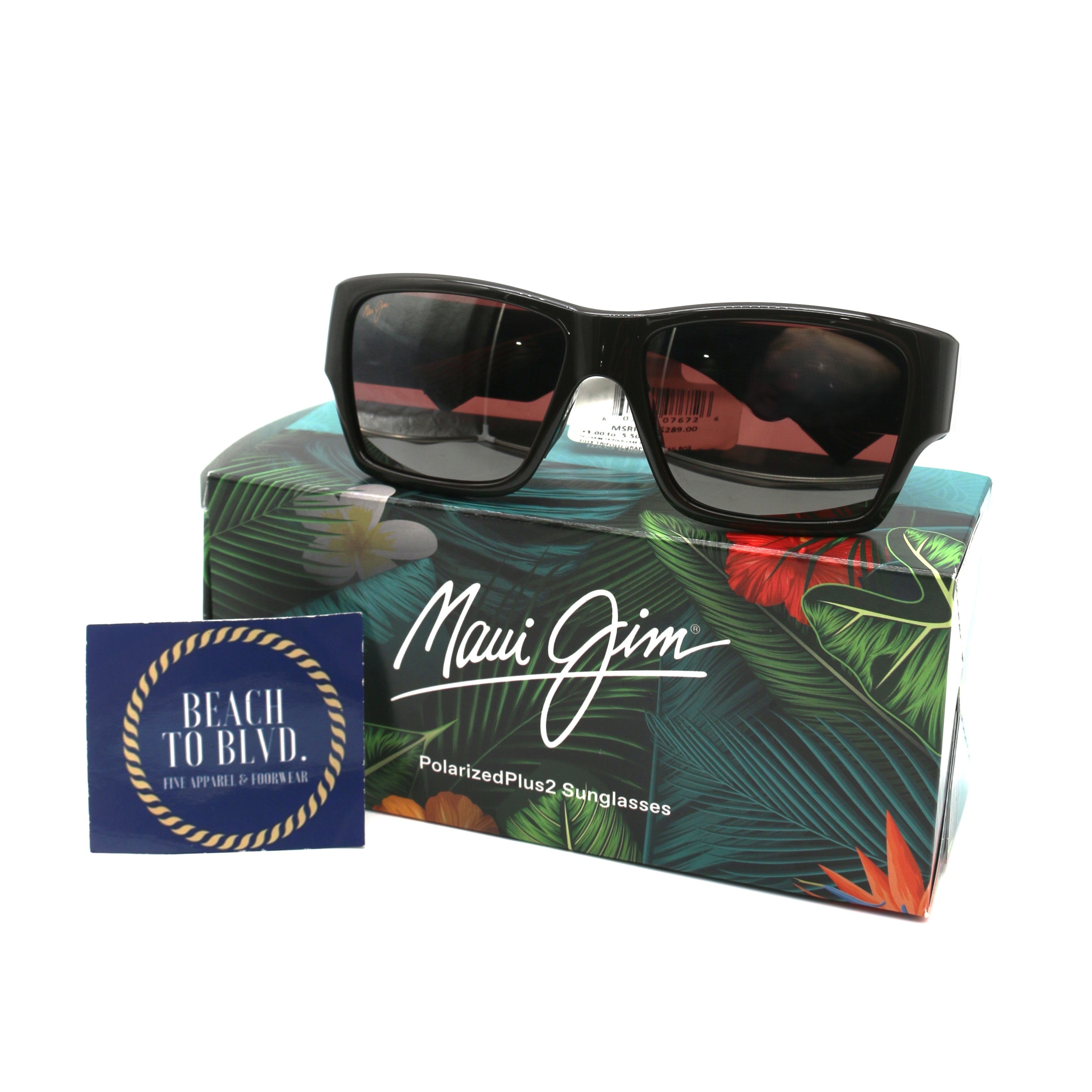 Maui Jim Ka'olu Polarized Sunglasses - Shiny Brown/Maui Rose