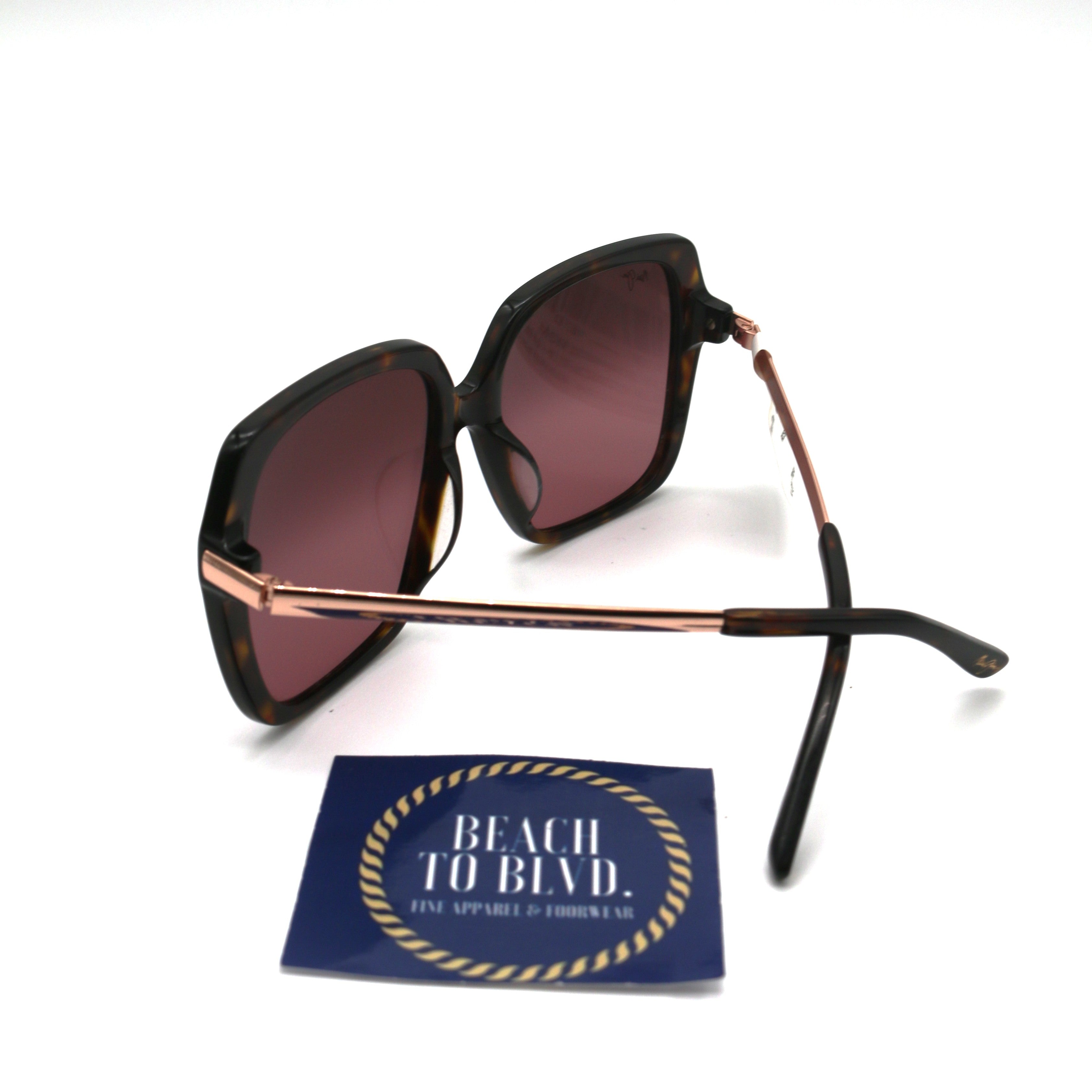 Maui Jim Poolside Polarized Sunglasses - Tortoise/Maui Rose