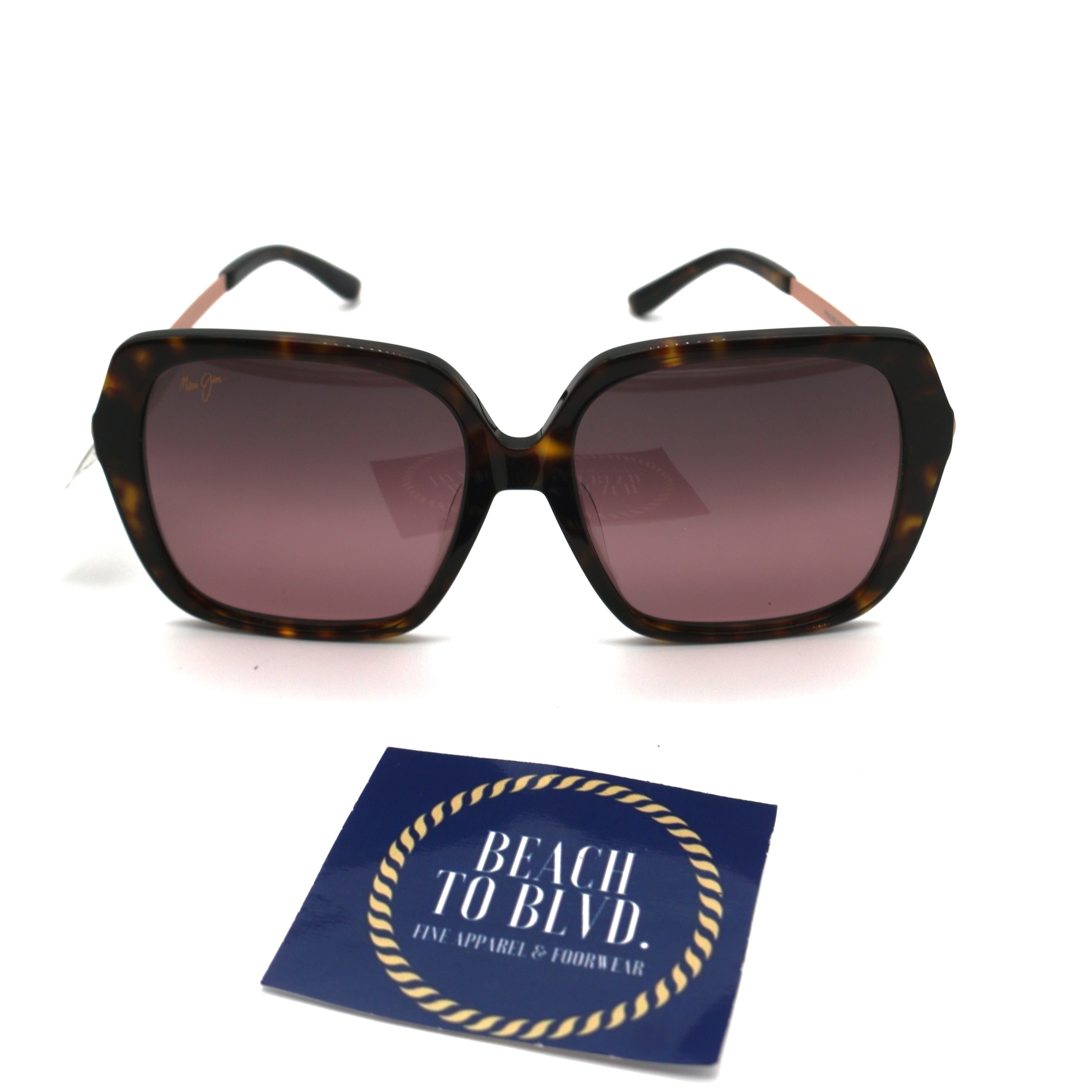 Maui Jim Poolside Polarized Sunglasses - Tortoise/Maui Rose