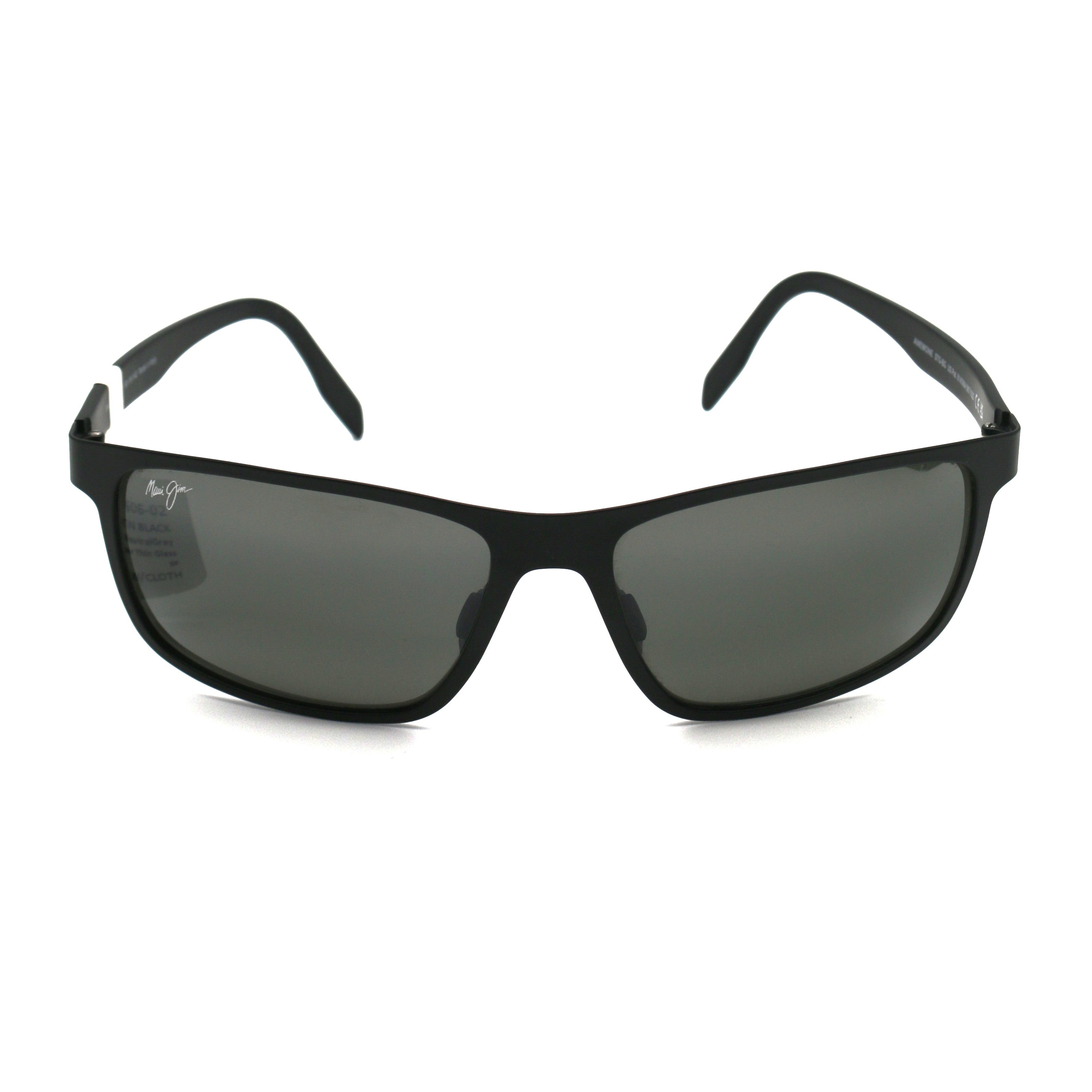 Maui Jim Anemone Polarized Sunglasses - Satin Black/Neutral Grey
