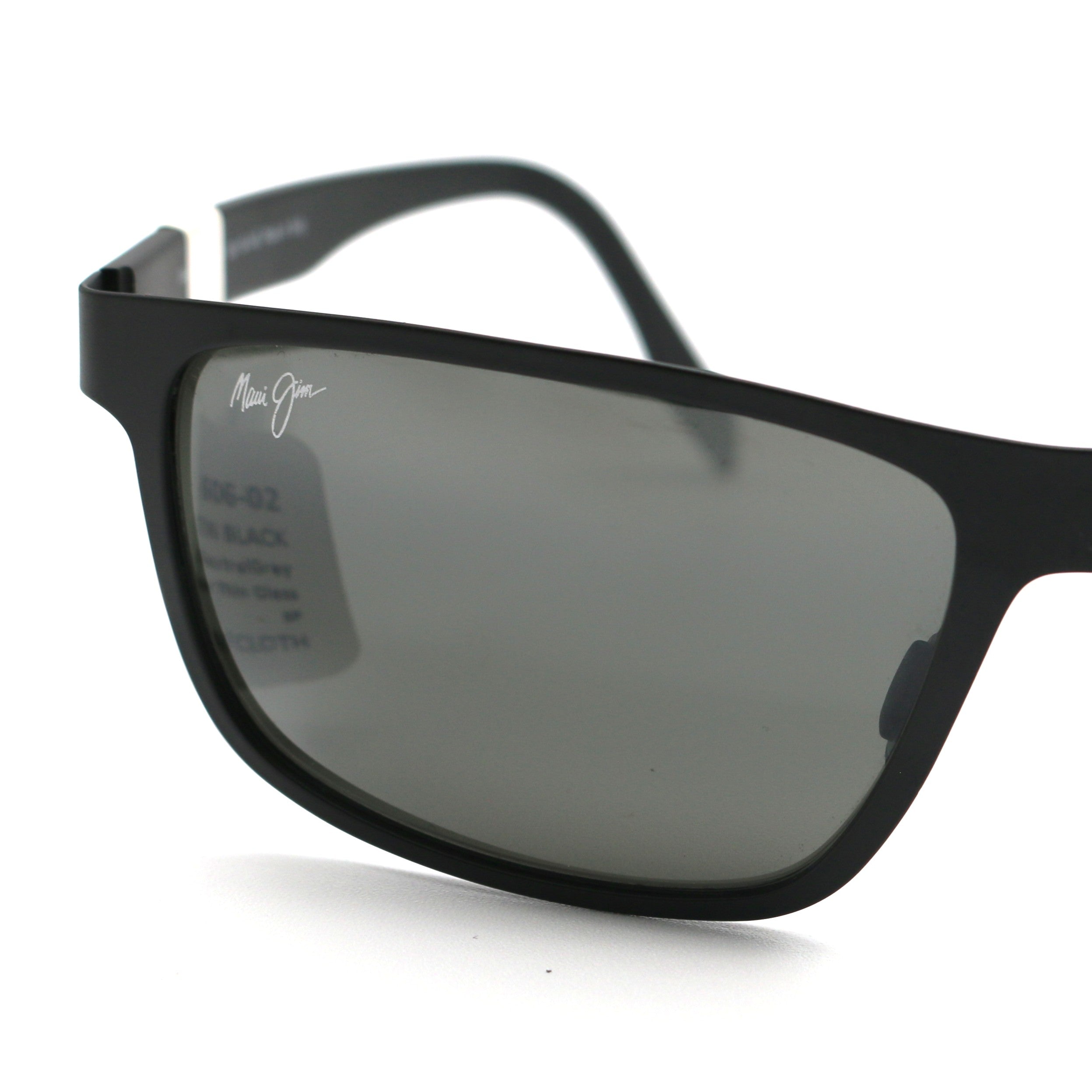 Maui Jim Anemone Polarized Sunglasses - Satin Black/Neutral Grey