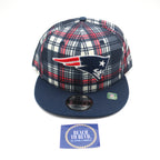 New Era New England Patriots 2024 9FIFTY 950 Sideline Statement Plaid Snapback Hat