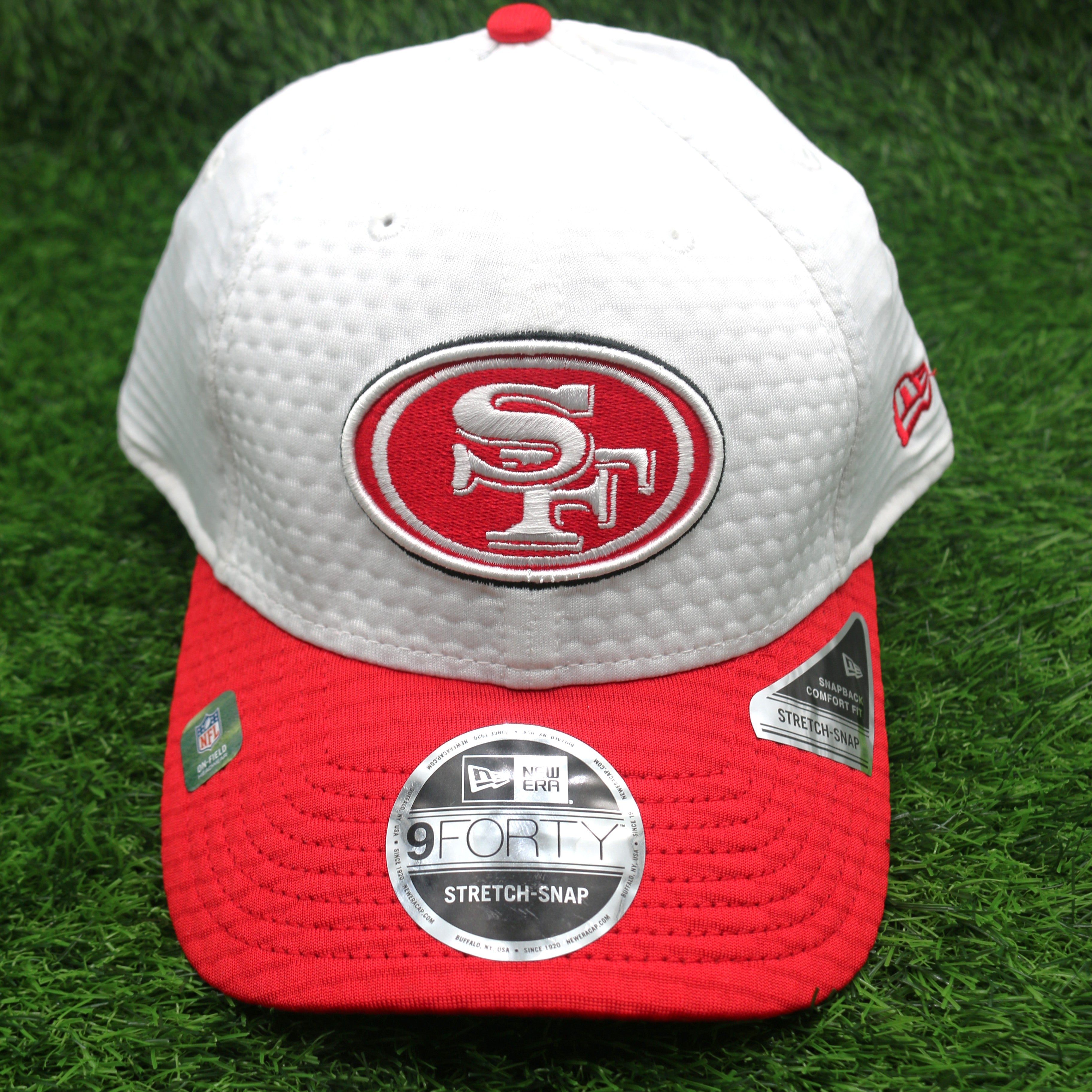 New Era San Francisco 49ers Train 9FORTY 940 Stretch Snap Adjustable Hat