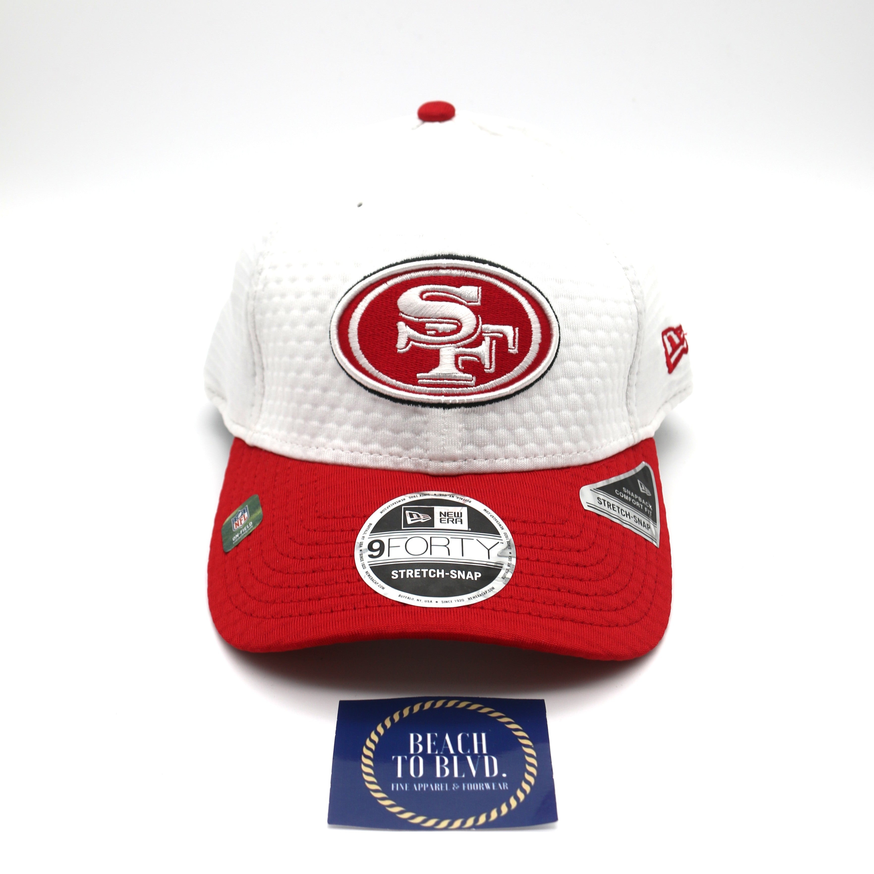 New Era San Francisco 49ers Train 9FORTY 940 Stretch Snap Adjustable Hat