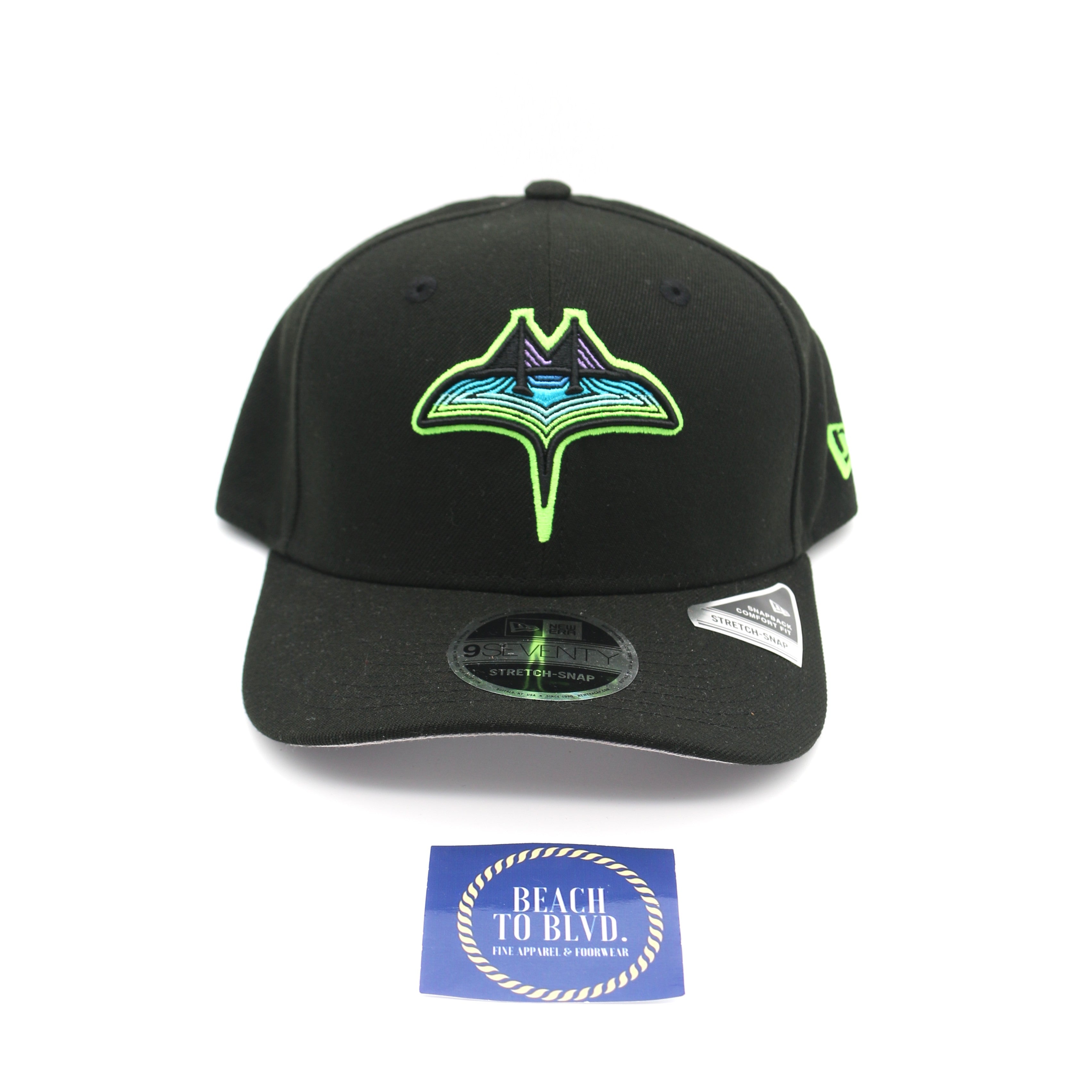 New Era Tampa Bay Rays  9SEVENTY 970 Stretch Snapback Hat