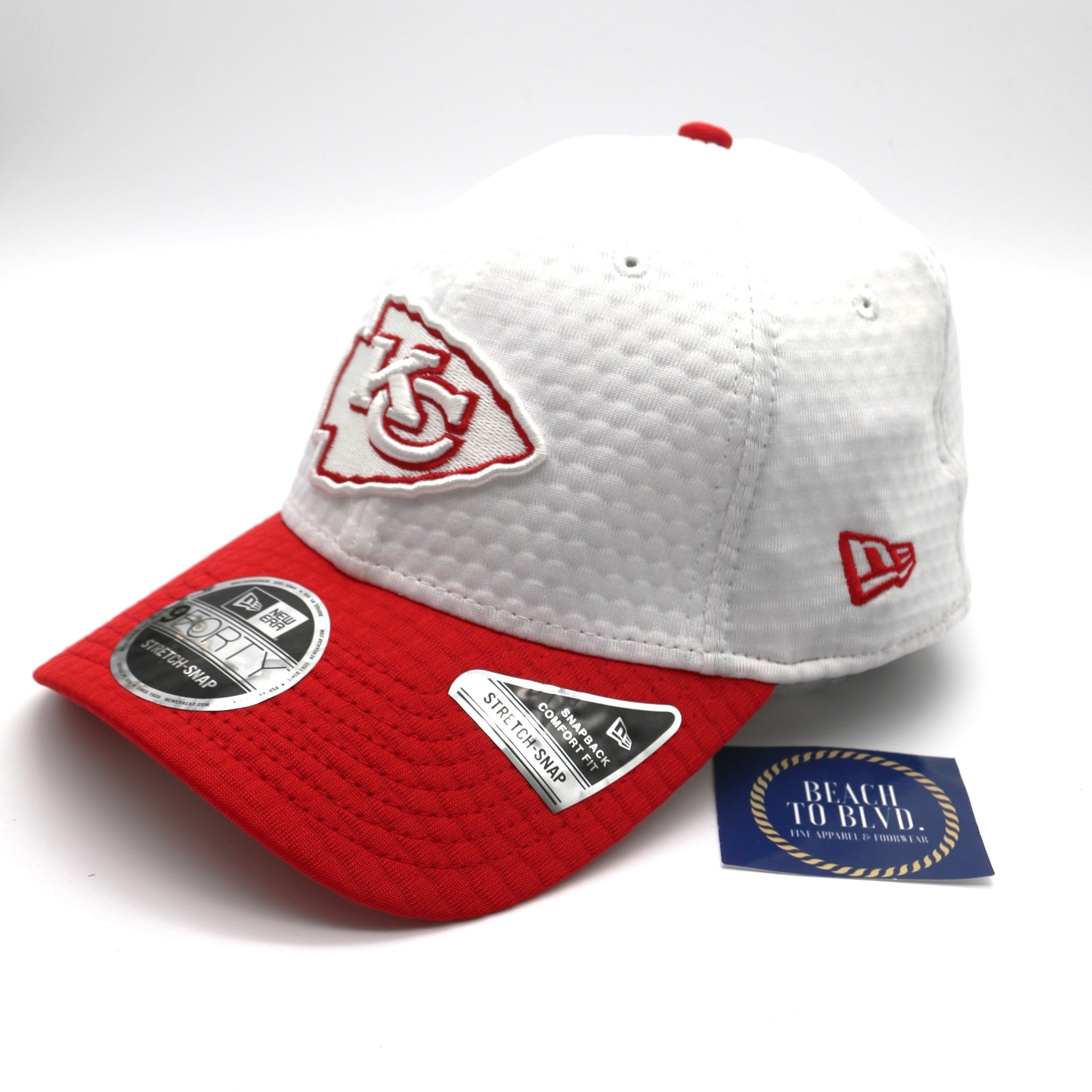 New Era Kansas City Chiefs Train 9FORTY 940 Stretch Snap Adjustable Hat