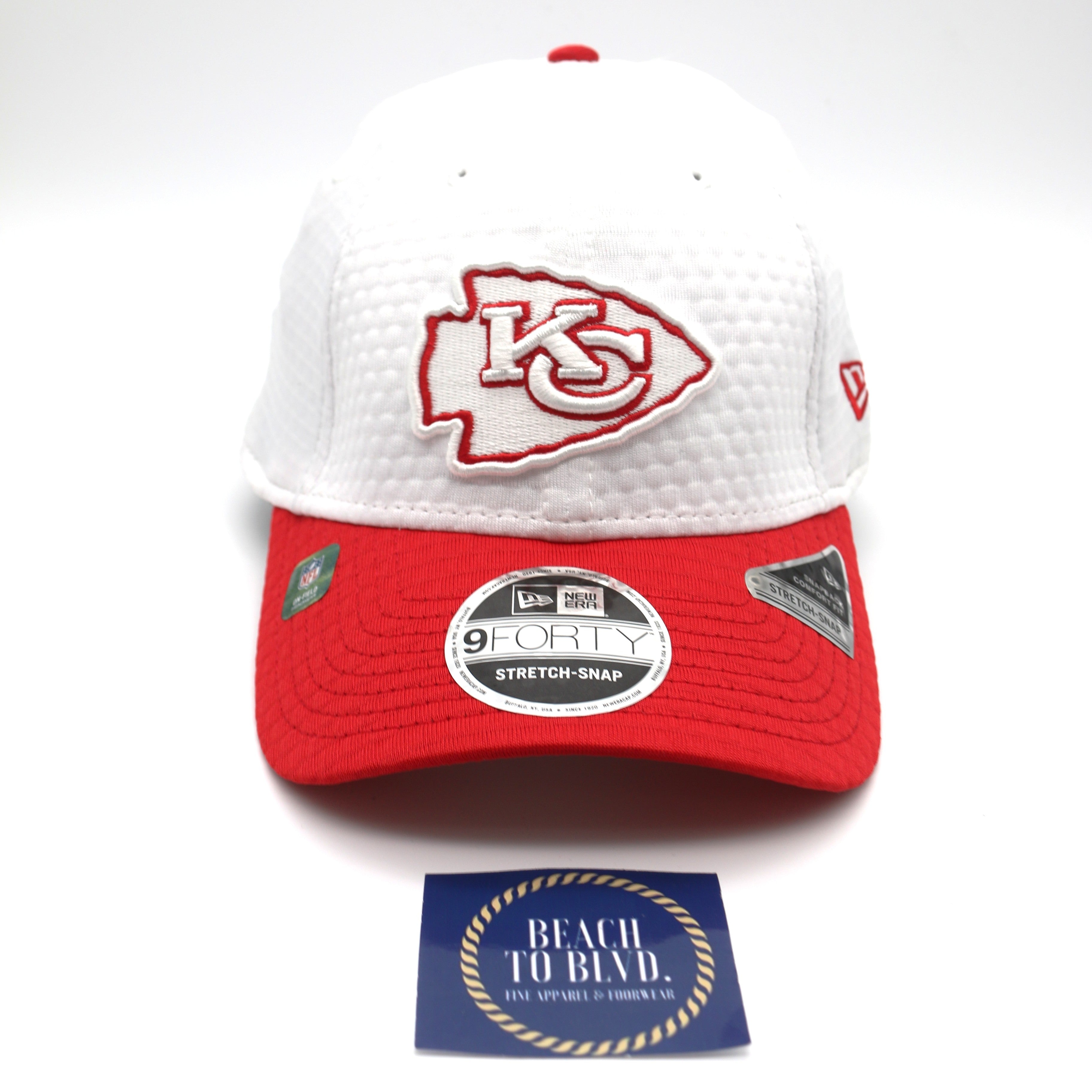 New Era Kansas City Chiefs Train 9FORTY 940 Stretch Snap Adjustable Hat