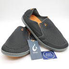 Olukai Nohea Mesh Men's Slip On Sneakers - Dark Shadow - BeachToBlvd