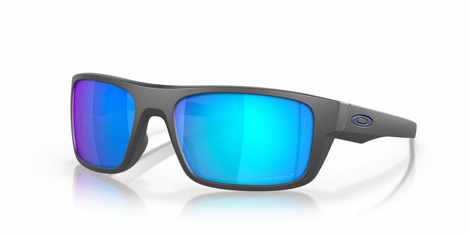 Oakley Drop Point 0009367- Matte Dark Grey / Prizm Sapphire Polarized Lens