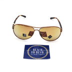 Oakley OO4079 Feedback Sunglasses -Brown gradient polarized Lenses, Rose gold Frame
