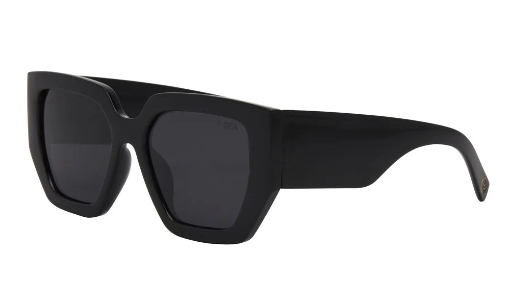 I-SEA Olivia Women's Polarized Sunglasses - Black Frame/Smoke Lens