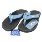 Olukai Ohana Men's Beach Sandals - Vintage Blue / Black - BeachToBlvd