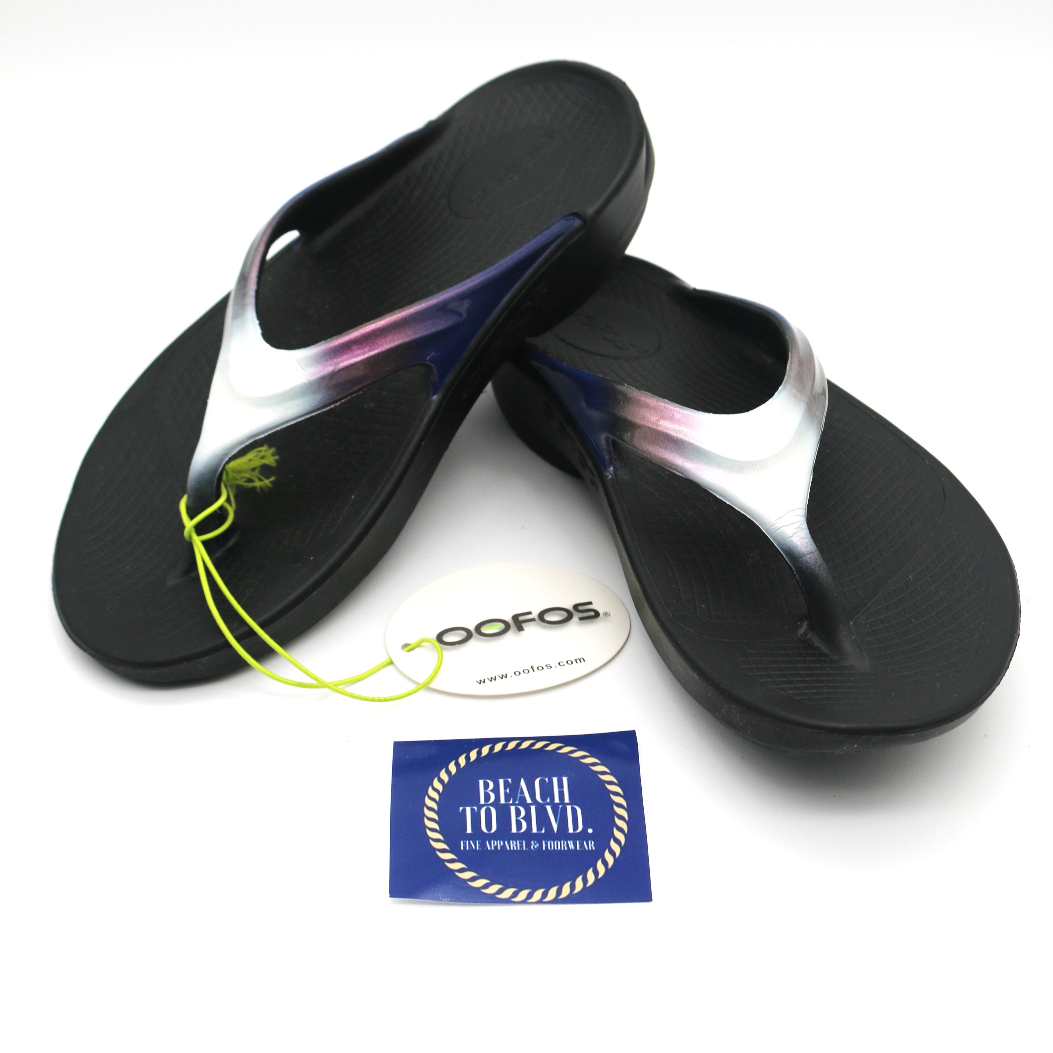 Oofos Women's Oolala Sandals Lightweight Recovery Footwear - BeachToBlvd