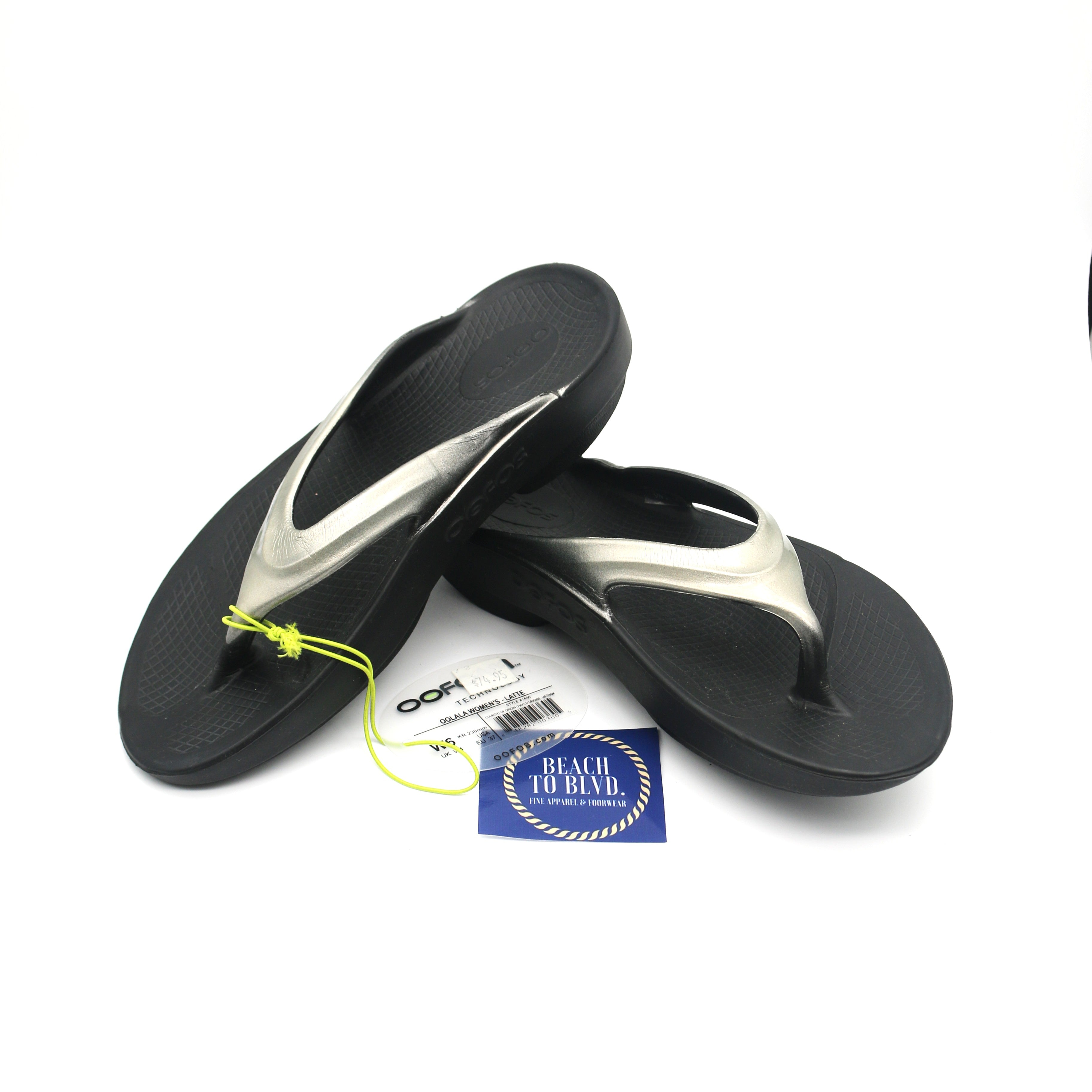 Oofos Women's Oolala Sandals Lightweight Recovery Footwear - BeachToBlvd