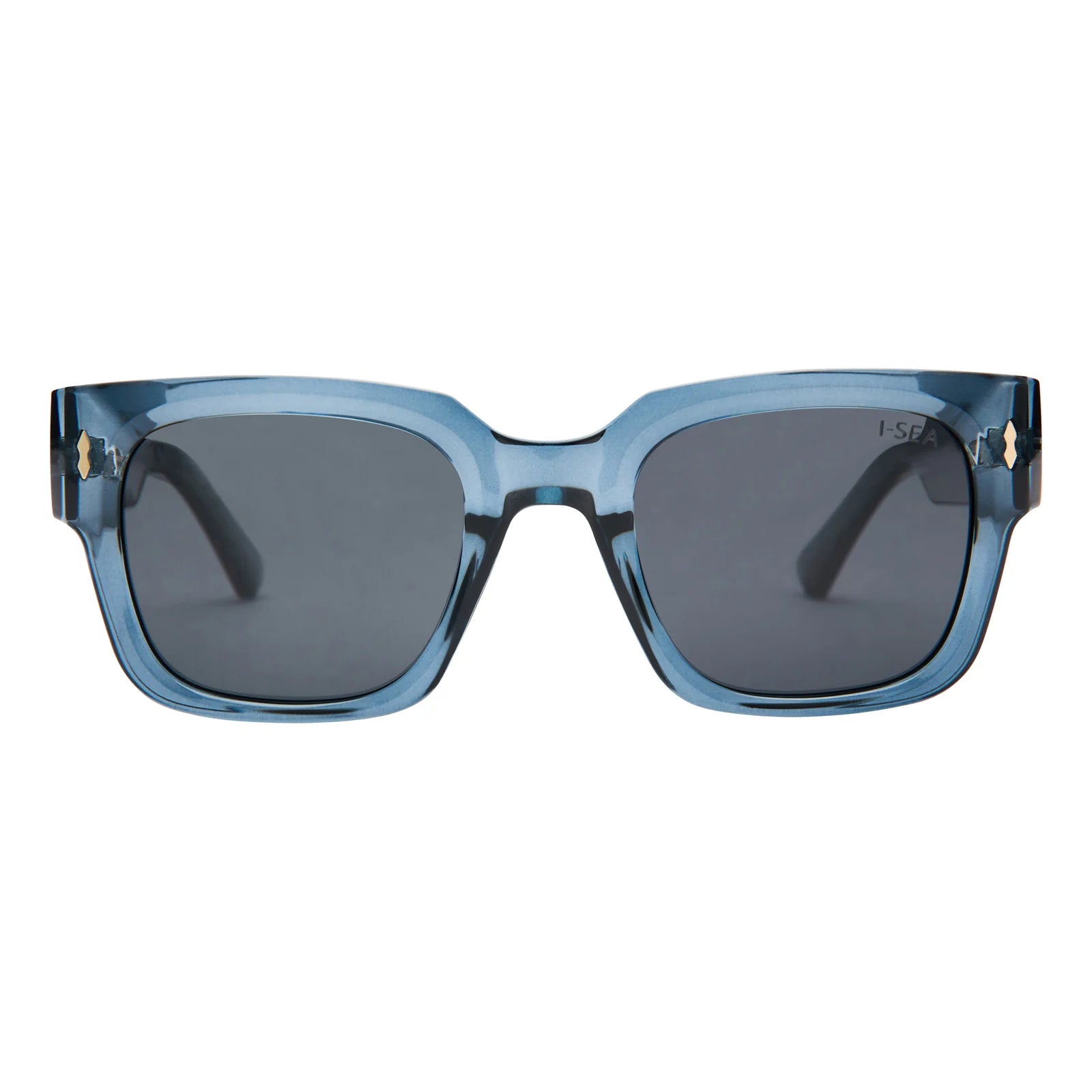 I-SEA Parker Women's Polarized Sunglasses - Deep Seas Frame/Smoke Lens