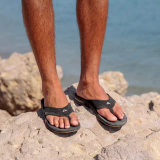 Reef Bottle Opener Fanning Men's Sandals - Black/Silver