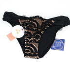 PQ Midnight Lace Fanned Bottoms - BeachToBlvd