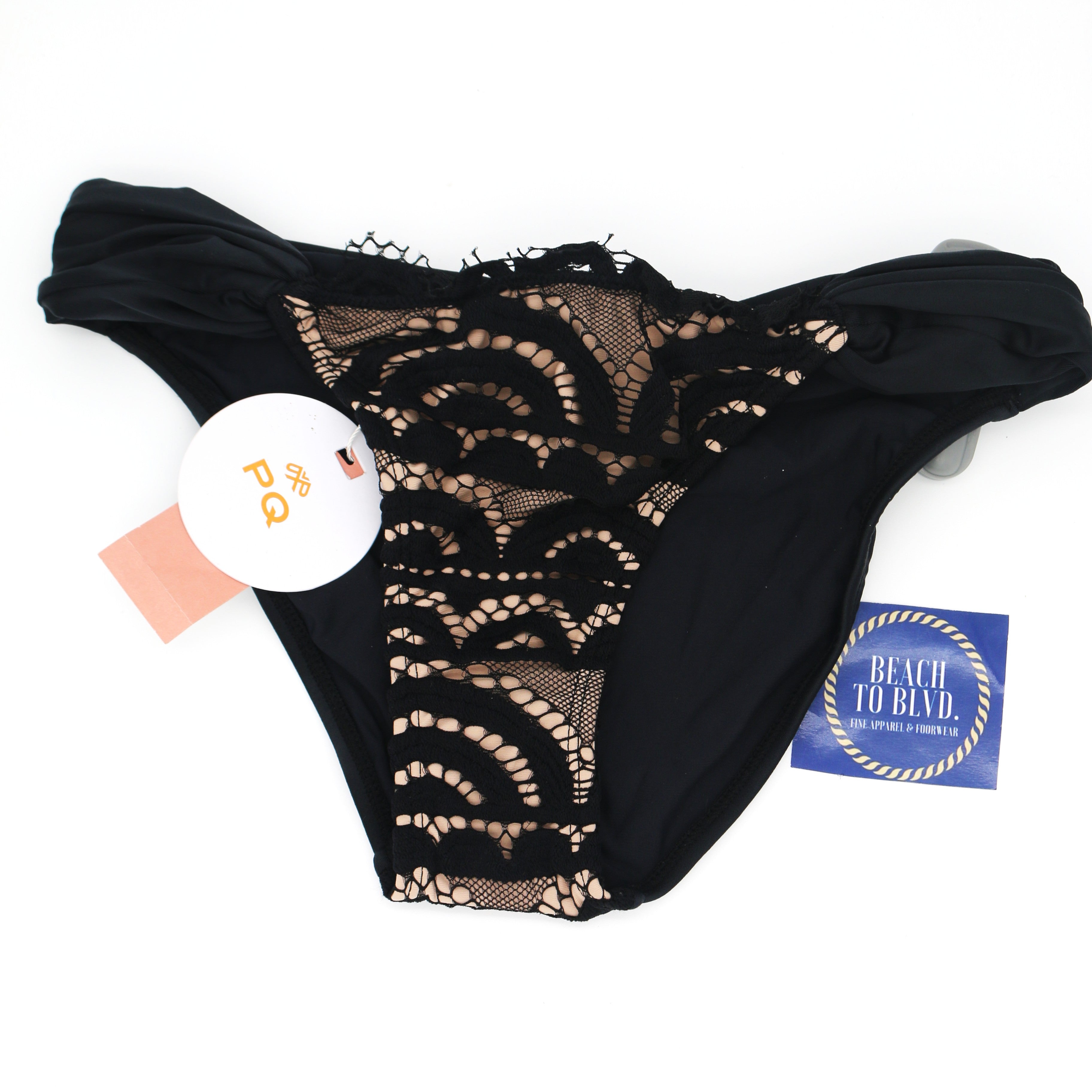 PQ Midnight Lace Fanned Bottoms - BeachToBlvd