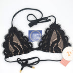 PQ Midnight Lace Triangle Top - BeachToBlvd