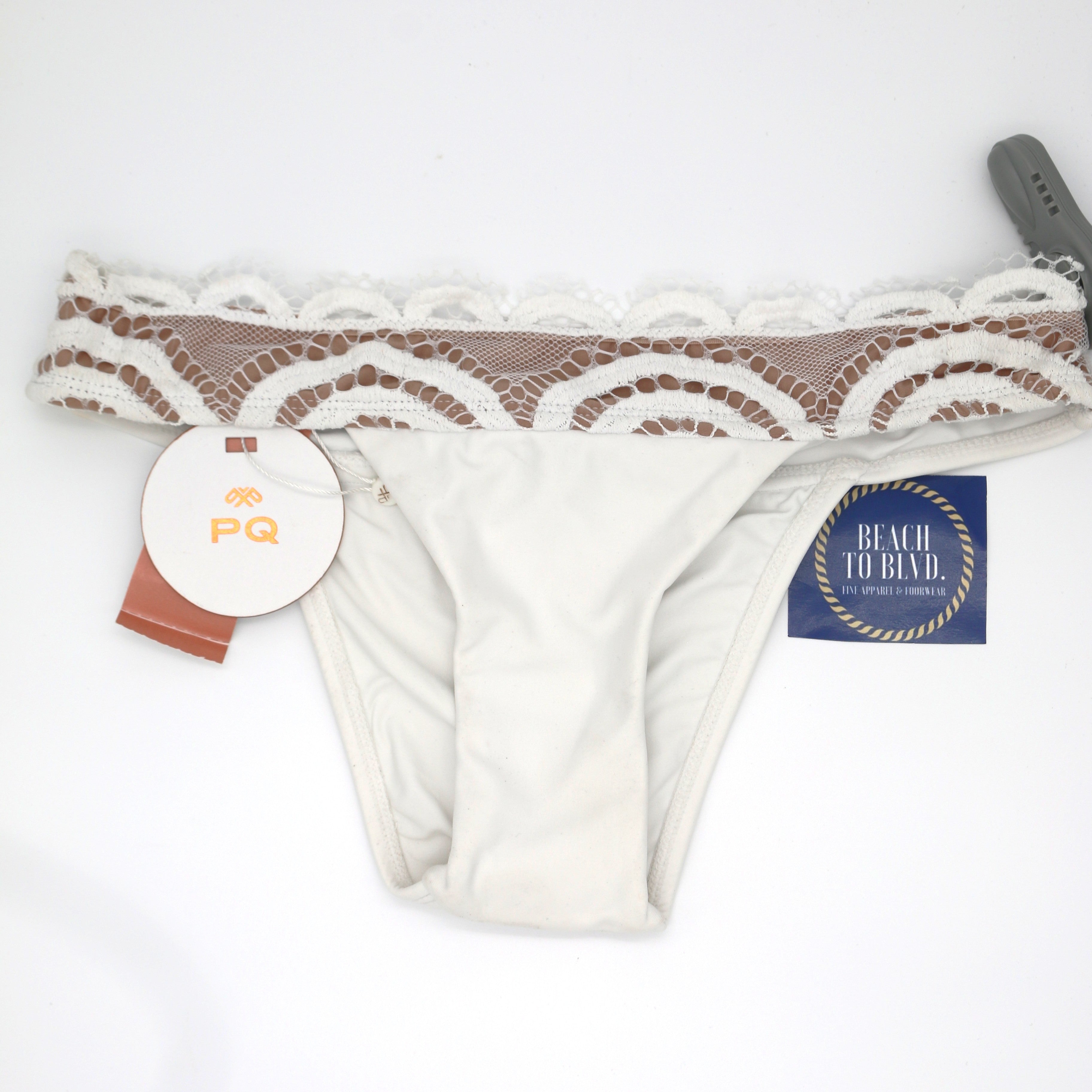 PQ Swim Water Lily Lace Banded Bottom - BeachToBlvd